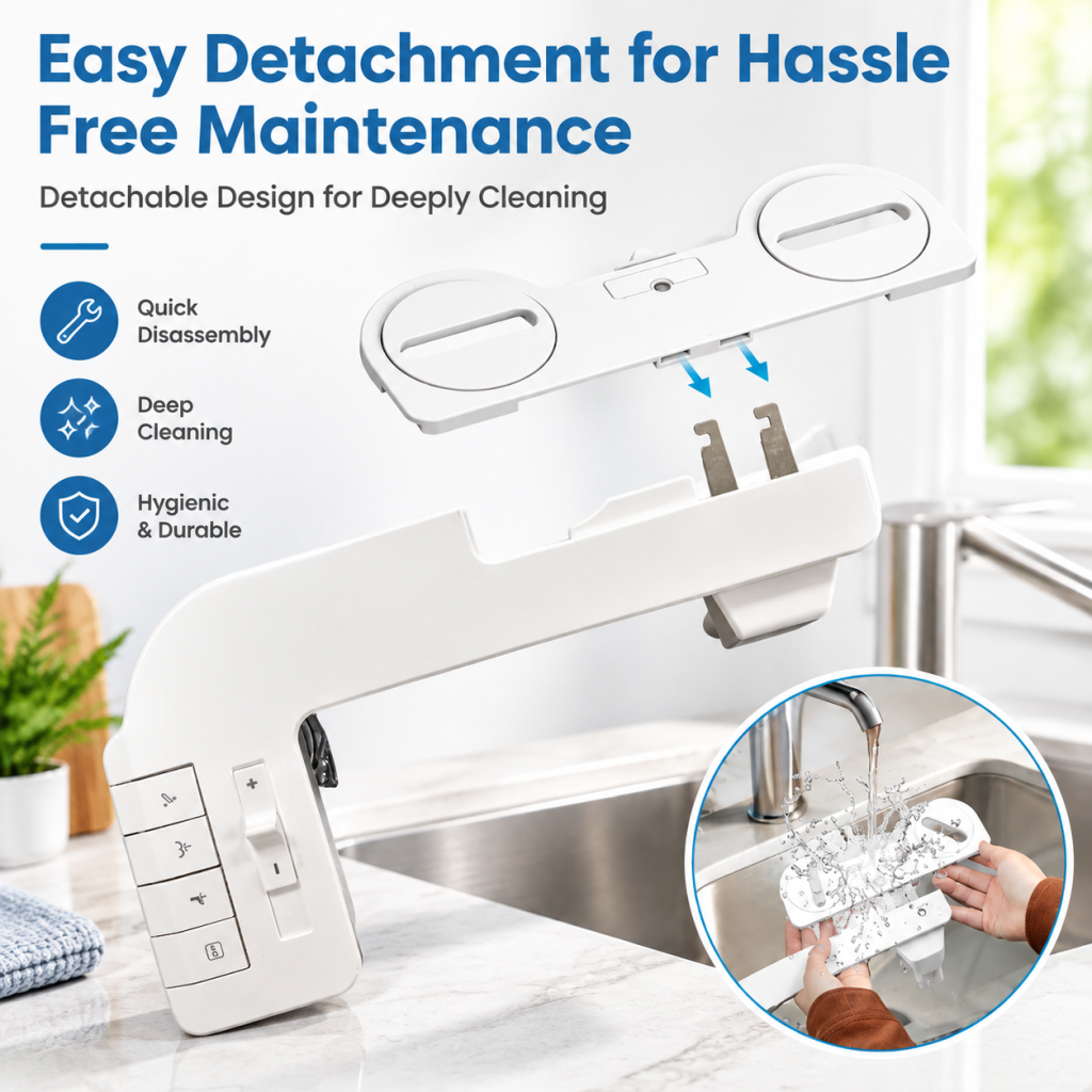 Non‑Electric Bidet Toilet Attachment Kit Dual Nozzle Self‑Cleaning Bathroom