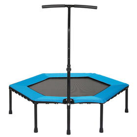 48" Professiona Fitness Trampoline Gym Rebounder Cardio Home Exercise with Blue Soft Cover