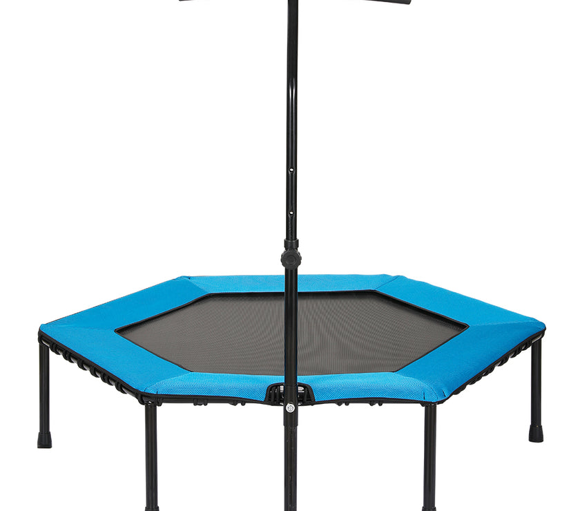 48" Professiona Fitness Trampoline Gym Rebounder Cardio Home Exercise with Blue Soft Cover