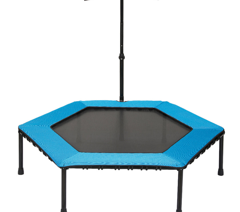 48" Professiona Fitness Trampoline Gym Rebounder Cardio Home Exercise with Blue Soft Cover