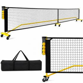 6.7M Full Portable Pickleball Net Lightweight Easy Setup Indoor Outdoor Backyard
