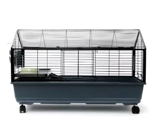 Rabbit Cage 100cm Metal Frame Hutch Hamster Pet Cages