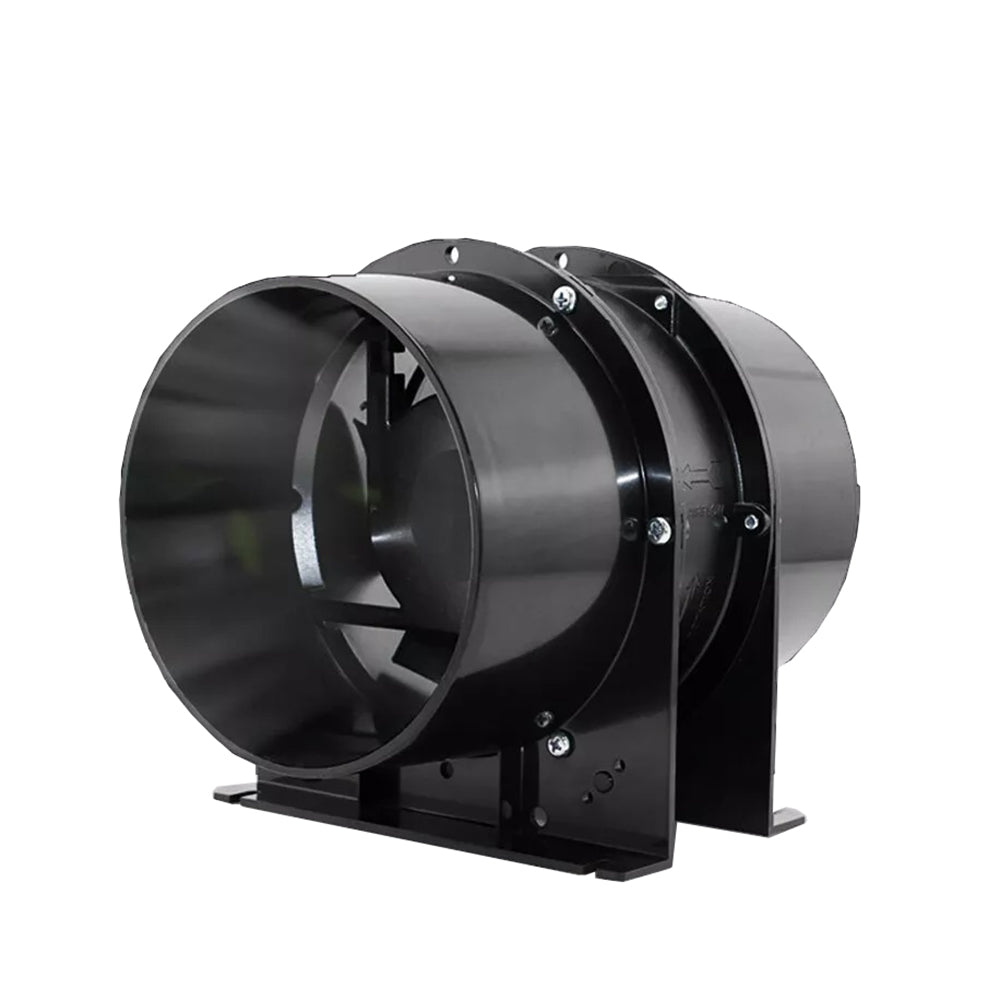 GROZY 6"/150mm Silent Axial Fan Carbon Filter Ducting Ventilation with Hose Clamps Kit
