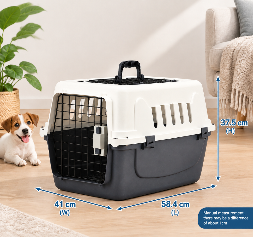 Portable Dog Cat Pet Carrier Crate Case Kennel Travel Carry Transporter Cage