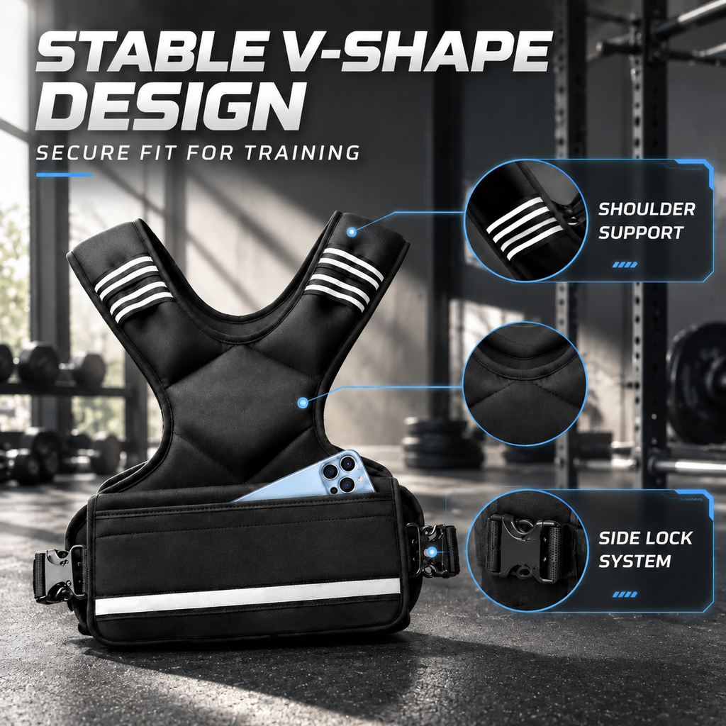 Weighted Vests 5-9KG Adjustable Home Strength Training Exercise Gym Running