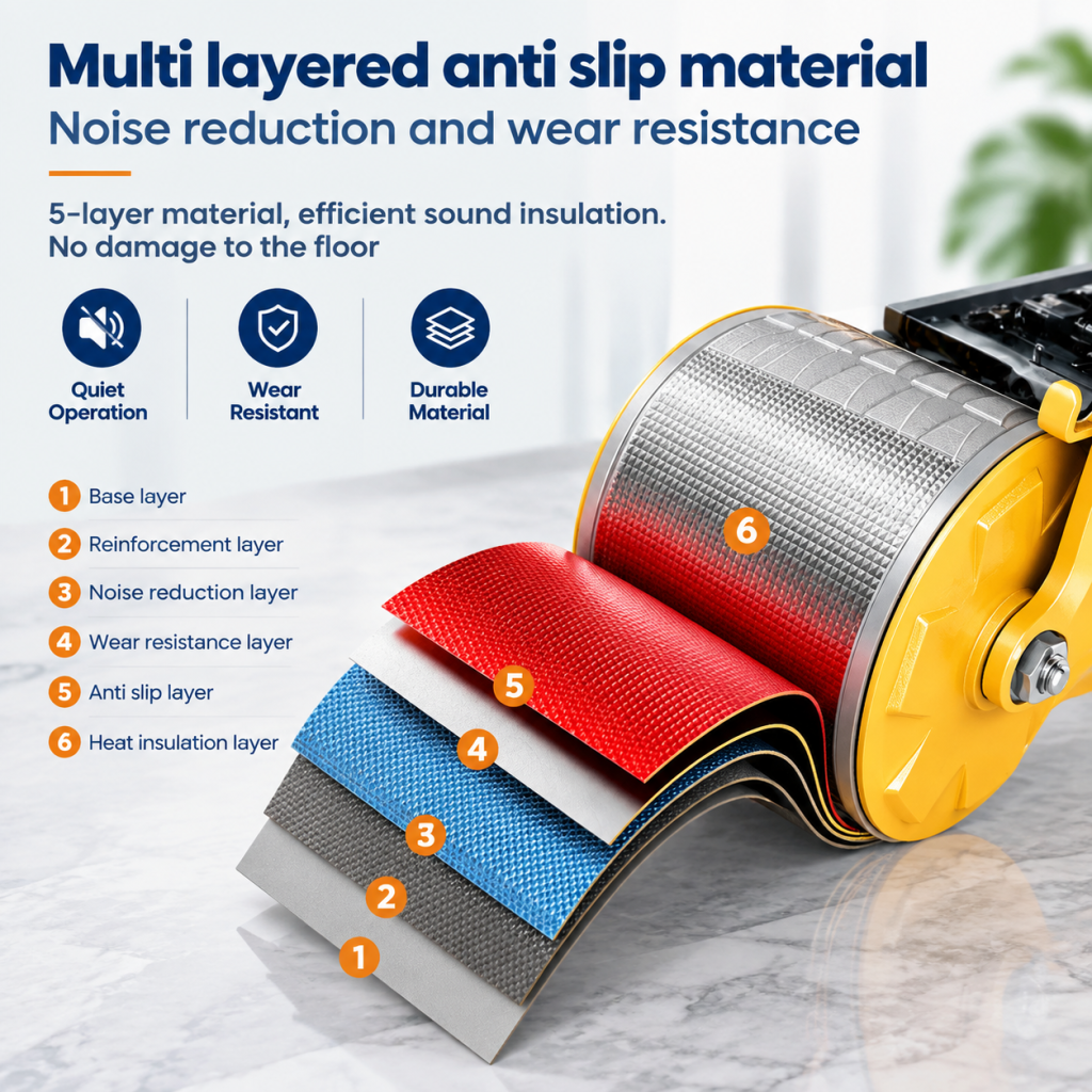 Automatic Rebound Ab Roller Abdominal Wheel Elbow Support Anti-Slip Fitness Gym