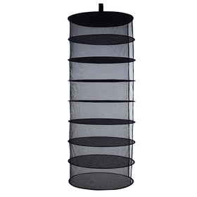 Hydroponics 8 Tier Dry Rack Large Drying Net Mesh Shelf Hanging Grow Herbs Plants