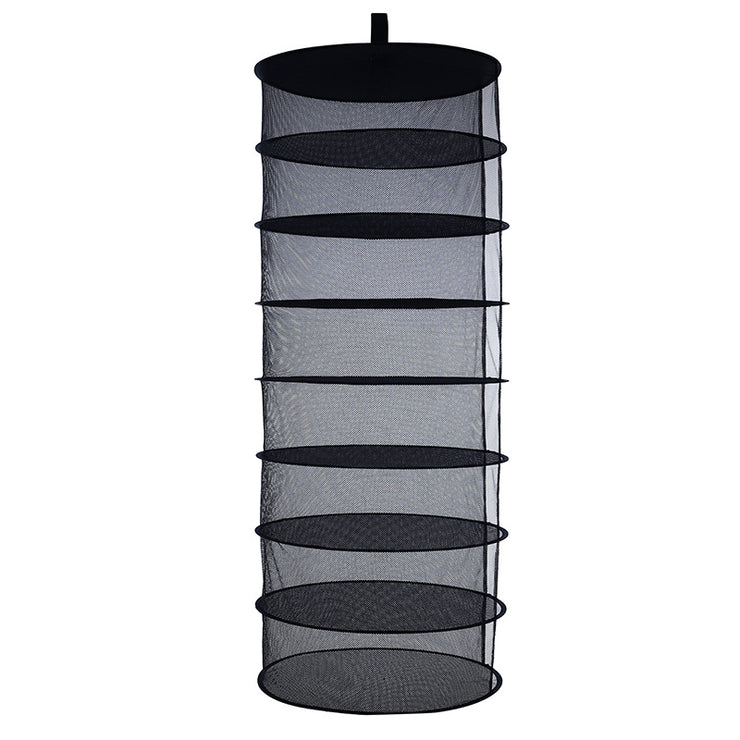 Hydroponics 8 Tier Dry Rack Large Drying Net Mesh Shelf Hanging Grow Herbs Plants