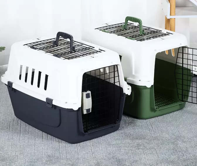 Portable Dog Cat Pet Carrier Crate Case Kennel Travel Carry Transporter Cage