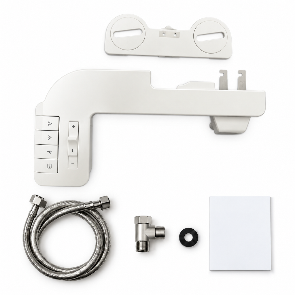 Non‑Electric Bidet Toilet Attachment Kit Dual Nozzle Self‑Cleaning Bathroom
