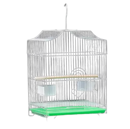 55cm Hanging Parrot Cage Cockatiel Aviary Pet Budgie Metal Frame Small Bird Cage