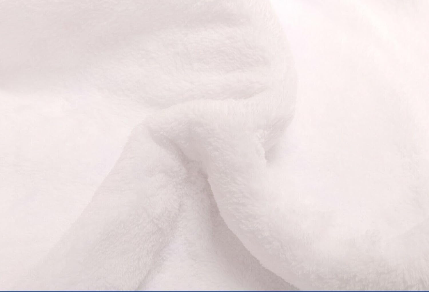 GROZY White Electric Blanket Double Sides Fleece Warm Soft Heated Under Pad Fully Fitted, Overheat Protection Adjustable 3 Heat Settings Detachable Controller Single Double Queen