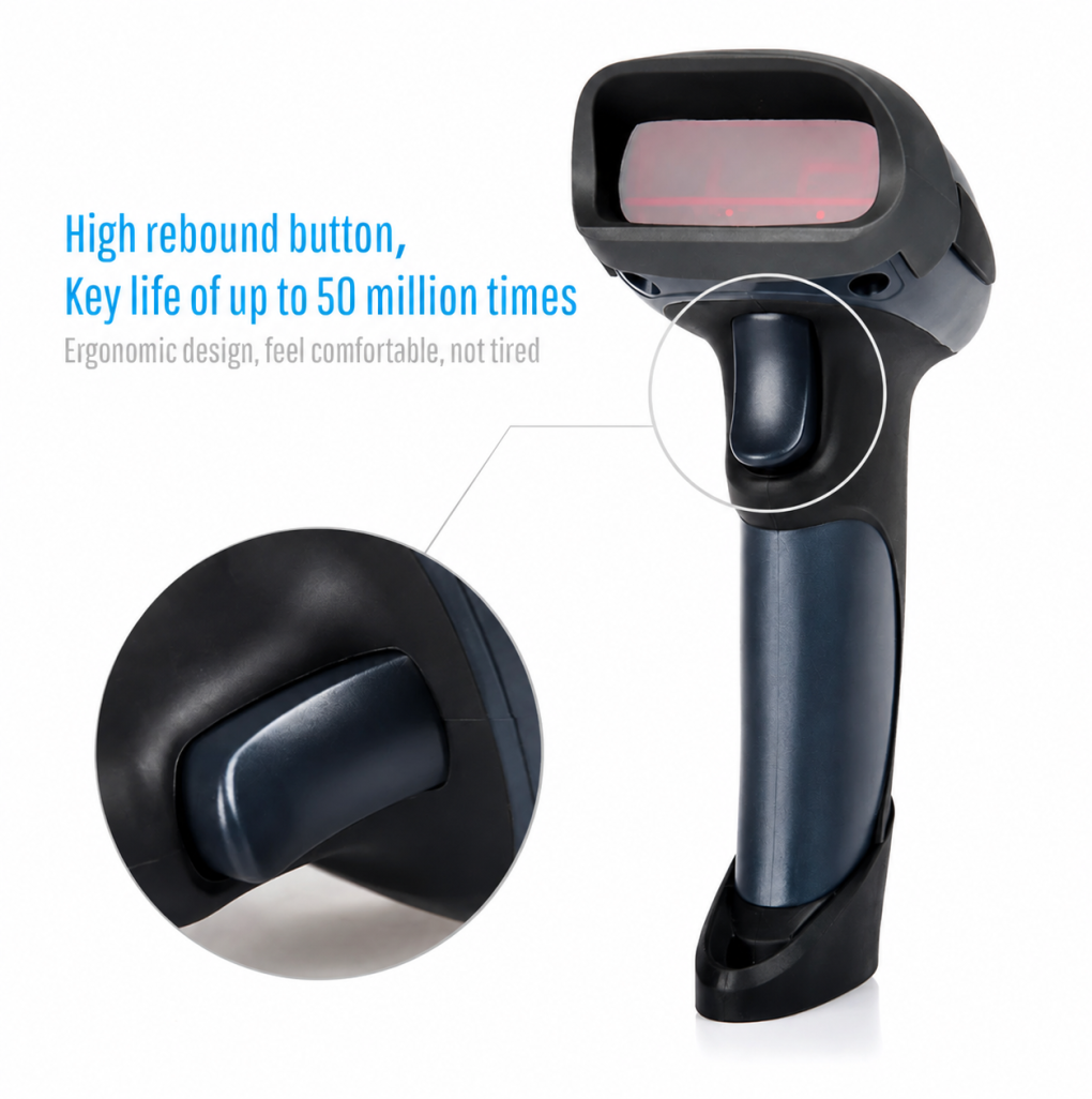 NETUM  Laser CCD Wireless Wired 1D 2D QR Code BARCODE SCANNER Reader USB Scan