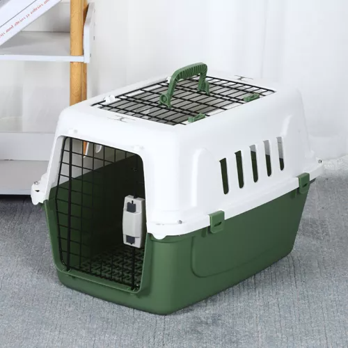 Portable Dog Cat Pet Carrier Crate Case Kennel Travel Carry Transporter Cage