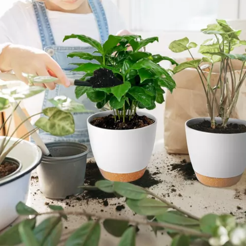 9/10/12 inch 3PCS Self Watering Planters Kit Indoor Garden Plants Flower Pots