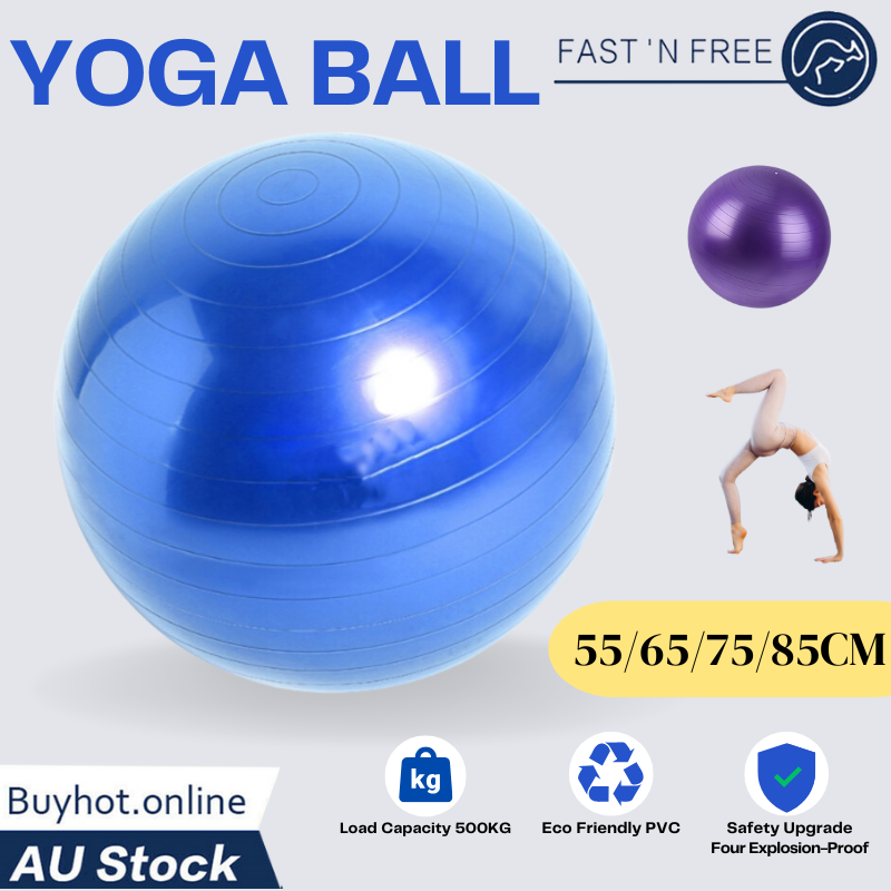 Extra Thick Yoga Ball Anti-Burst Fitness Ball for Pilates Fitness 55/65/75/85cm
