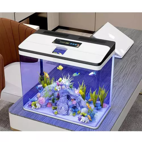 Aquarium 37L Fish Tank LED Light Complete Set Digital Display Touch Control