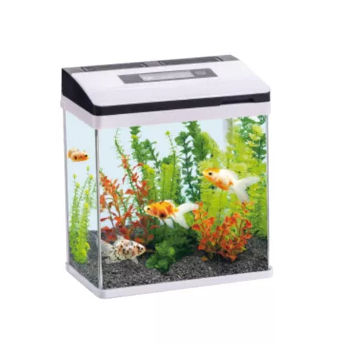 Aquarium 37L Fish Tank LED Light Complete Set Digital Display Touch Control