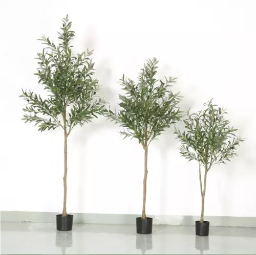 Artificial Plant Olive Tree Fake Plants Home Garden Office Indoor Decoration