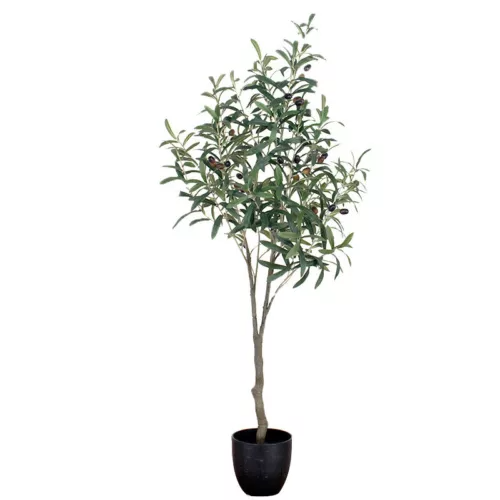 Artificial Plant Olive Tree Fake Plants Home Garden Office Indoor Decoration