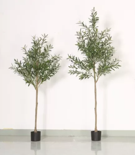 Artificial Plant Olive Tree Fake Plants Home Garden Office Indoor Decoration