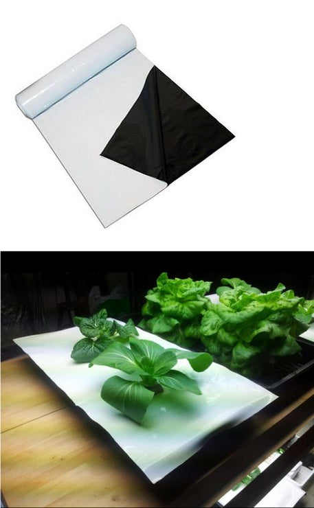 Quality Black & White Hydro Film 6 Mil Hydroponics Panda Film for Grow Room 3*15.2M