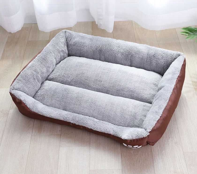 Pet Calming Bed Cat Puppy Large Dog Sleep Warm Soft Plush Comfy Cushion Washable