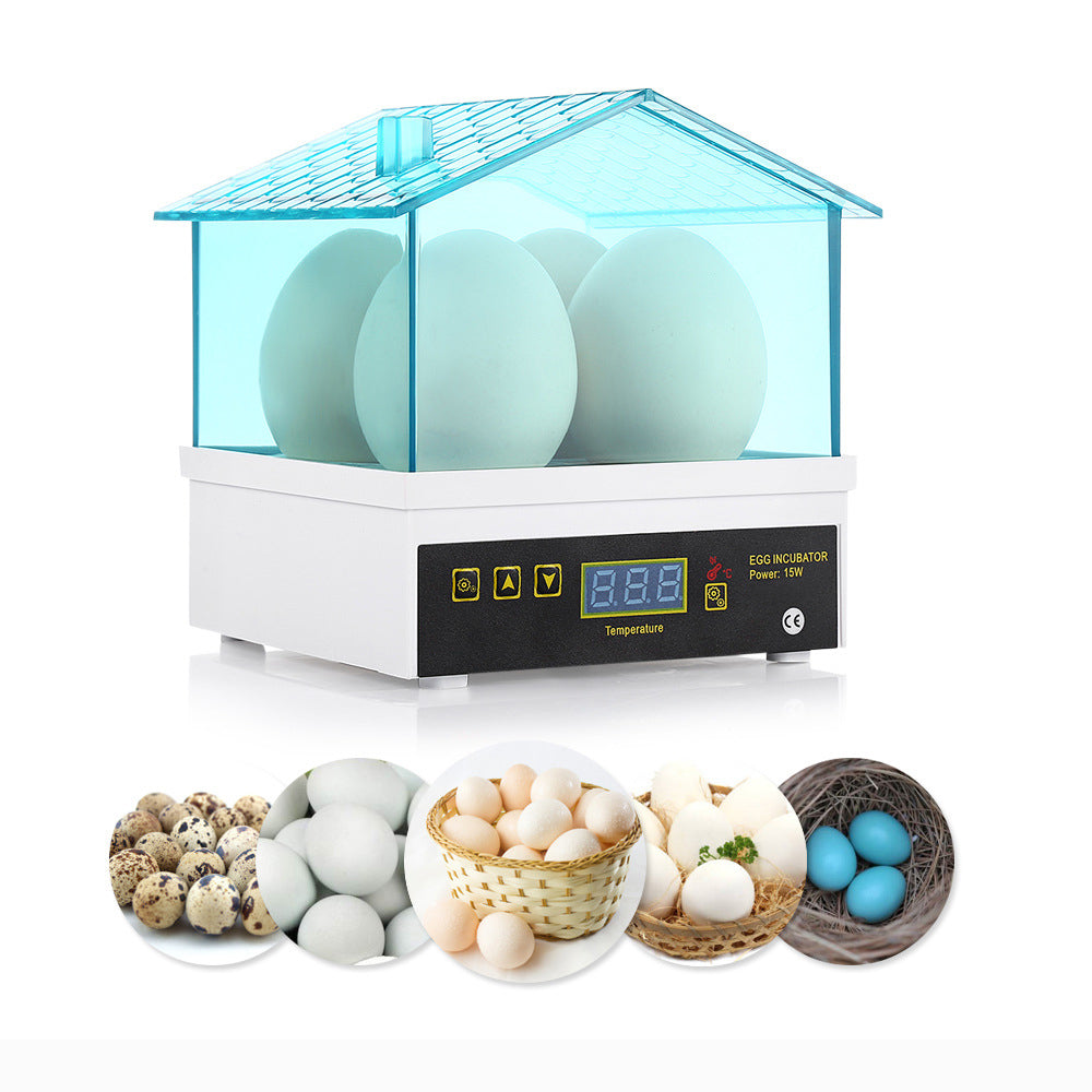 4 Eggs Mini Egg Incubator Digital LED Chicken Duck Poultry AU Standard