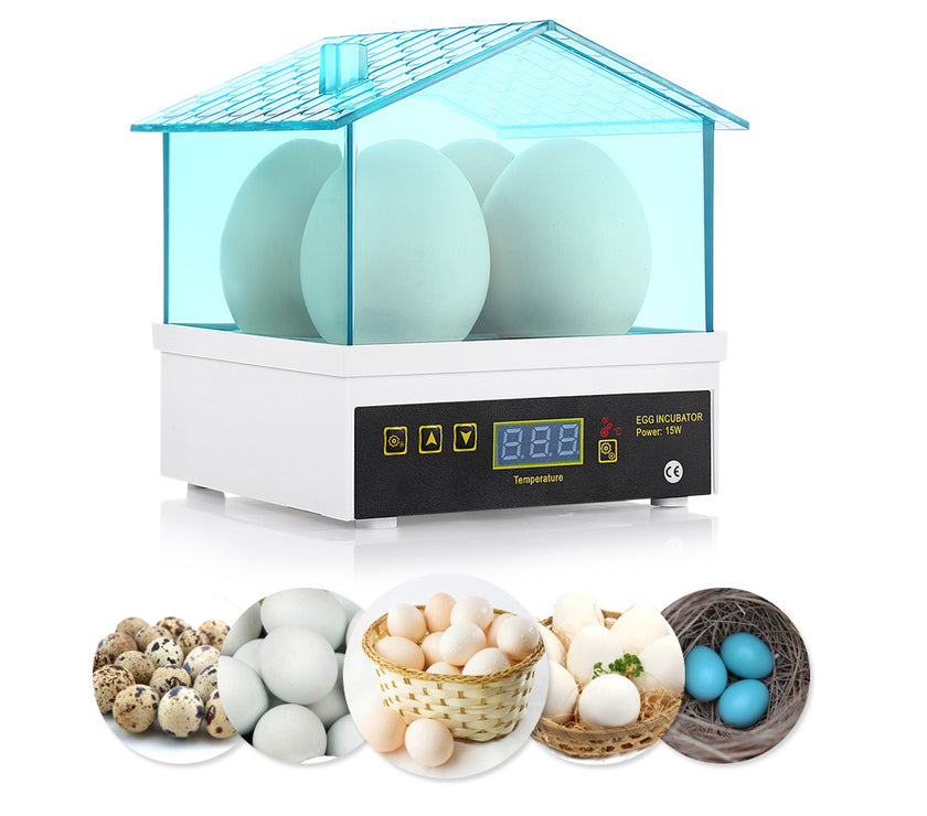 4 Eggs Mini Egg Incubator Digital LED Chicken Duck Poultry AU Standard