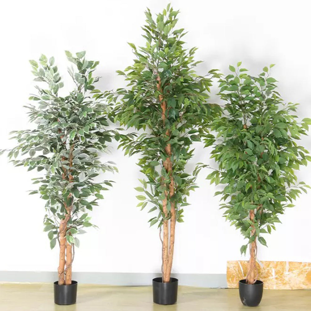 90cm/120cm Fake Banyan Trees Simulation Ficus Tree Artificial Plants Hotel Shopping Mall Decoration