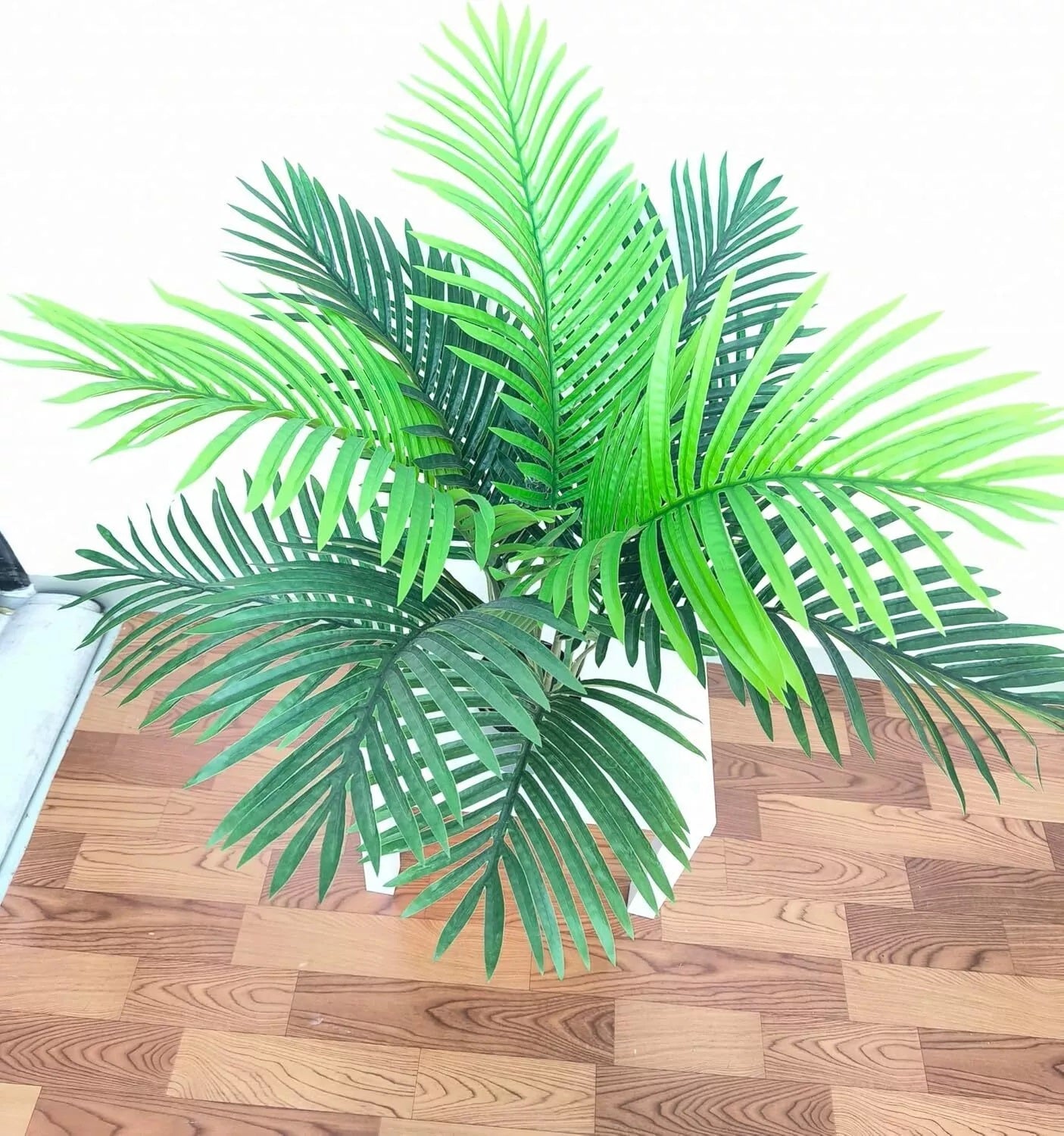 100CM Fake Bambusa Bamboo Tree Indoor Potted Plants Silk Leaves DIY Privacy Decoration