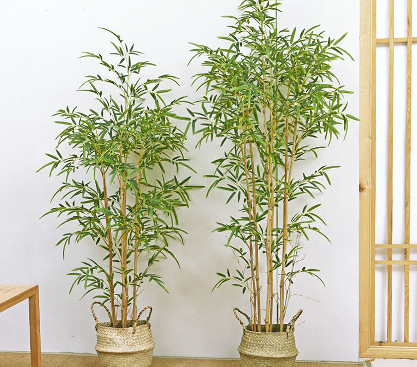 90cm/120cm Artificial Plant High Fake Bamboo Tree Room Plants Garden Indoor Home Decor