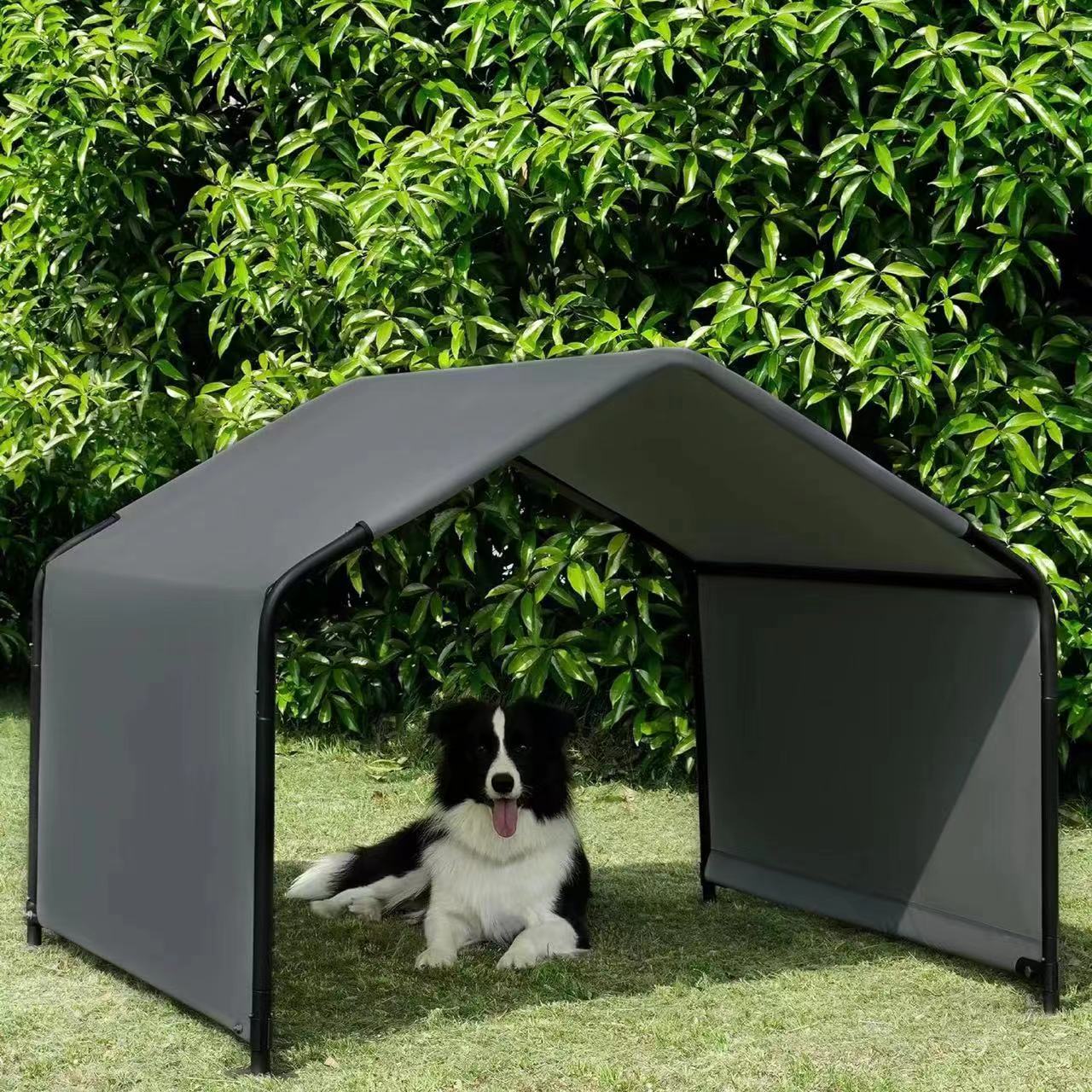 Dogs Canopy Rain Shelter Pet Sunshade Tent Detachable UV Protection Awning