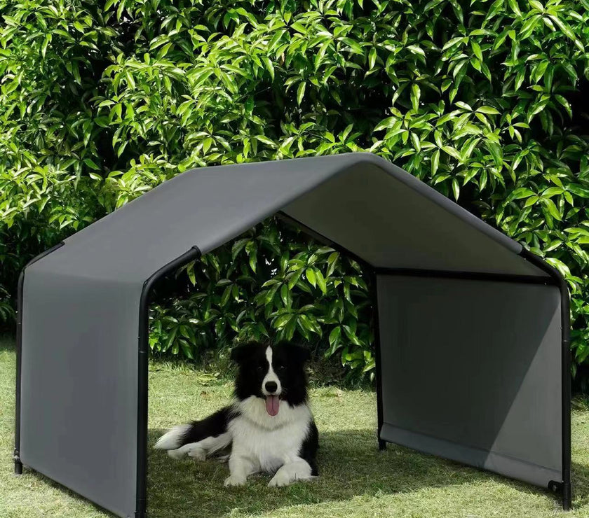 Dogs Canopy Rain Shelter Pet Sunshade Tent Detachable UV Protection Awning