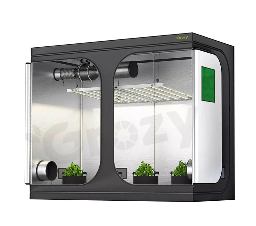 240x120x200 grow tent GROZY 240x120x200cm Grow Tent with Green Window for Hydroponics Growin