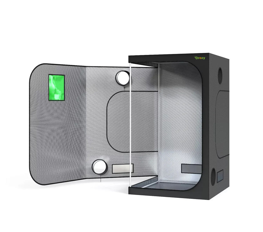 finether grow tent GROZY 150x150x200cm Grow Tent with Green View Window for Hydroponics G