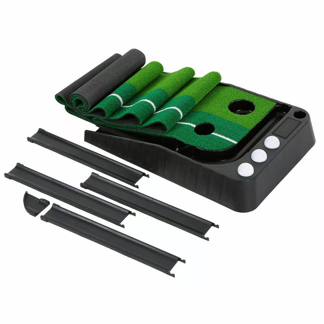 2.5M 3M Golf Putting Mat Auto Ball Return Practice Putting Mat Golf Training Aid