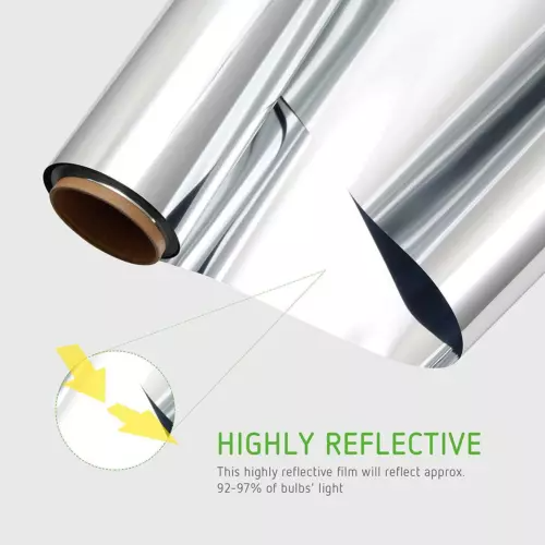 1.2*30M Both Side Highly Reflective Mylar Film 2Mil for Grow Room