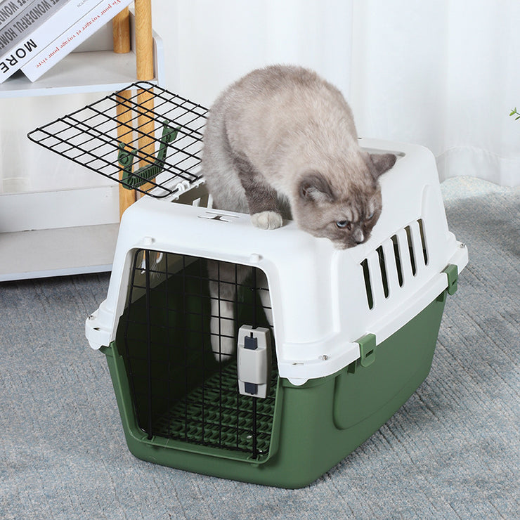 Portable Dog Cat Pet Carrier Crate Case Kennel Travel Carry Transporter Cage