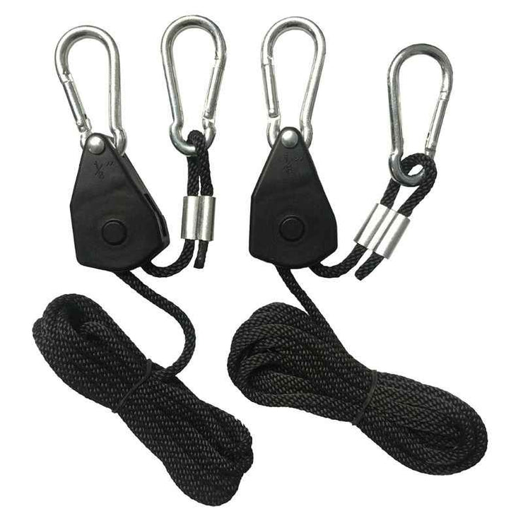 1 Pair Rope Ratchet Heavy Duty for Hydroponics Grow Tent Hanger