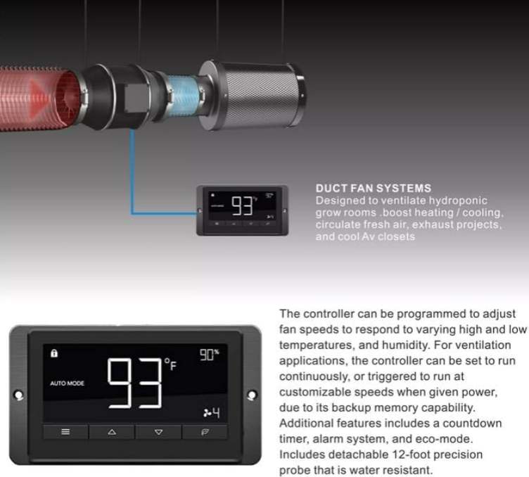 Inline Ventilation Fans for Grow Tents | 4”–8” Intelligent & Silent Airflow Control System