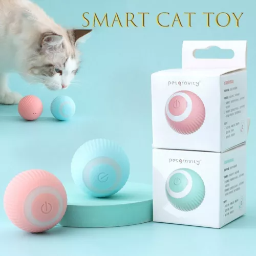 Smart Automatic Rolling Ball Cat Dog Pet Electric Self-Moving Interactive Toy