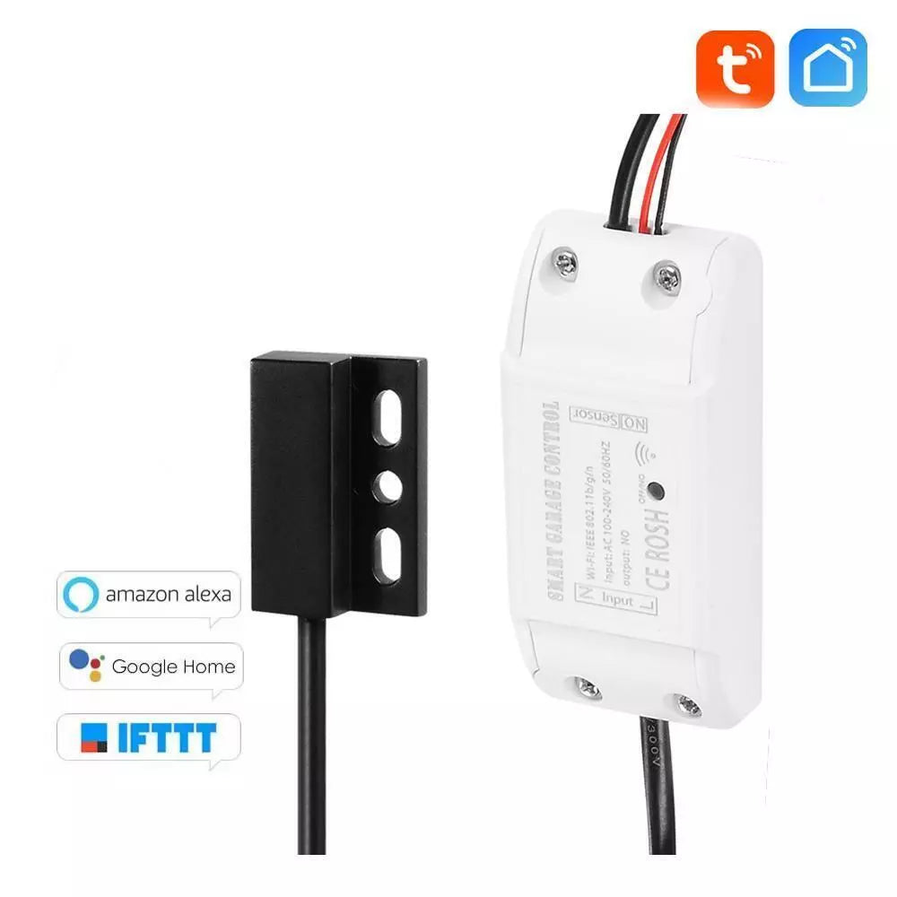 Smart WiFi Switch Garage Door Opener Controller Compatible with Alexa Echo Google Home AU Plug SmartLife Tuya APP Control No Hub Required