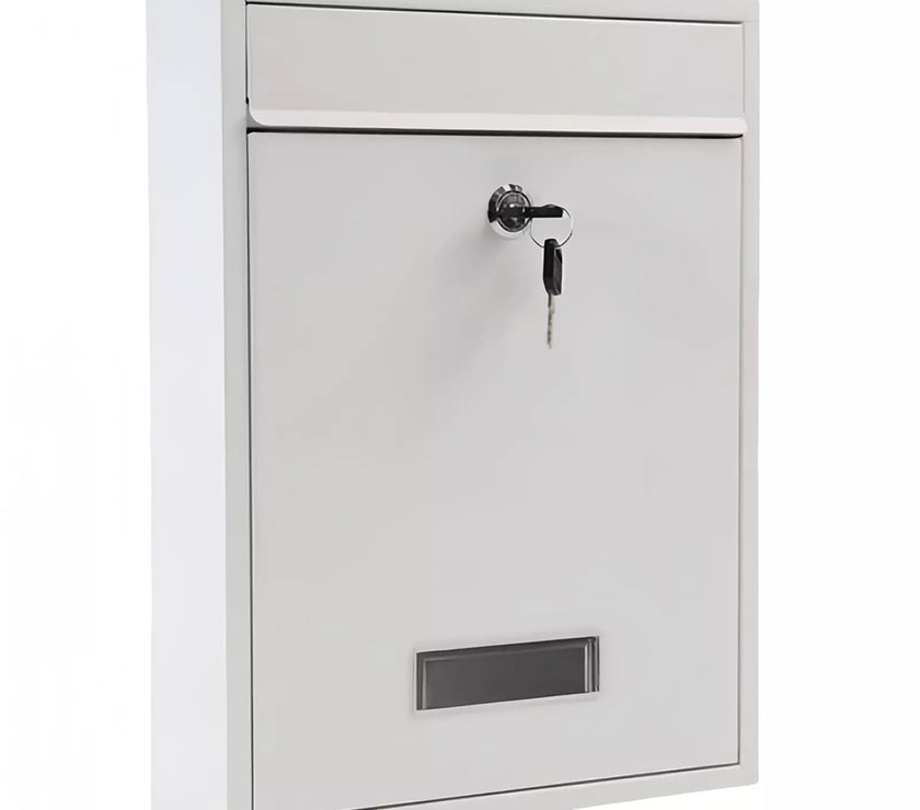 Safe Storage Dropbox Heavy Duty Steel Mailbox Locking Drop Box for Rent Payments Mail Key Cash Checks