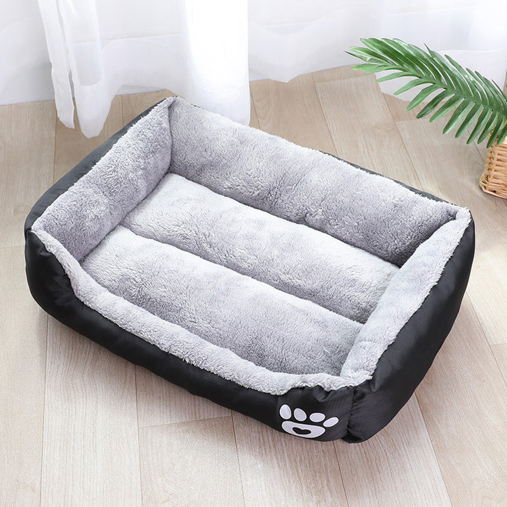 Pet Calming Bed Cat Puppy Large Dog Sleep Warm Soft Plush Comfy Cushion Washable