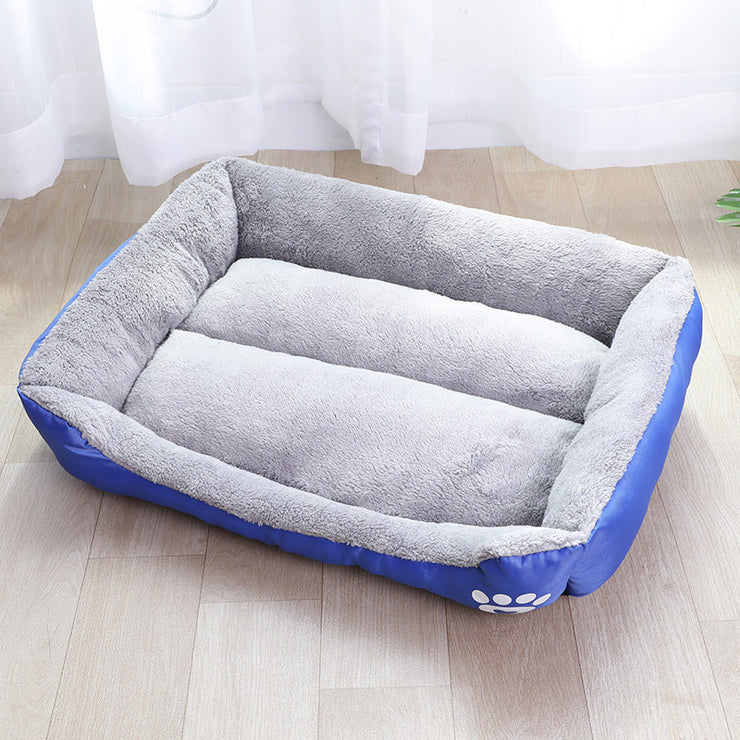 Pet Calming Bed Cat Puppy Large Dog Sleep Warm Soft Plush Comfy Cushion Washable