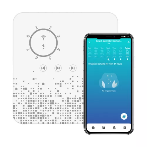 WiFi Smart Sprinkler Controller Garden Watering Irrigation Seasonal Adjustment