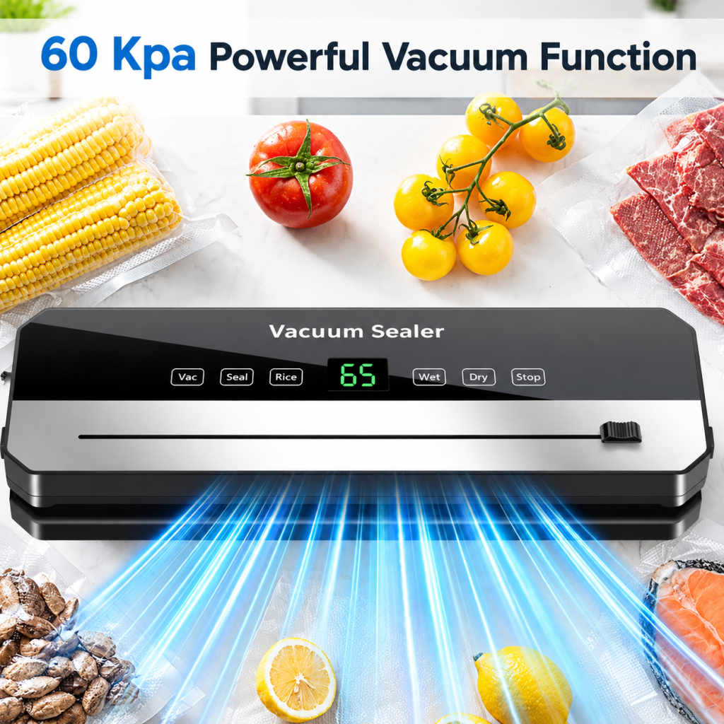 Vacuum Sealer Automatic Sealing Machine Built-in Cutter Starter 50 Free Bags AU