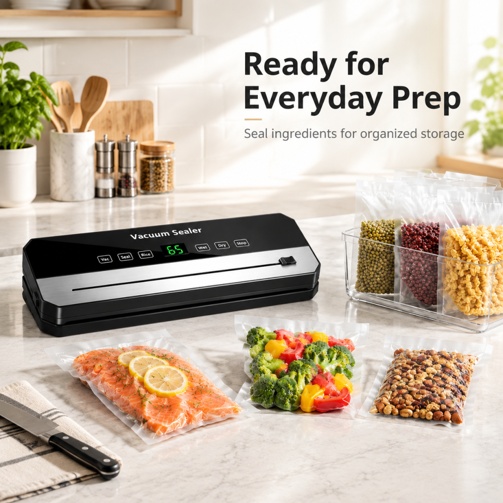 Vacuum Sealer Automatic Sealing Machine Built-in Cutter Starter 50 Free Bags AU