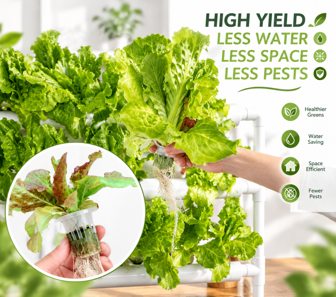 144 Plants Aeroponics Hydroponics Growing Tool Kits Vegetable NFT Growing System